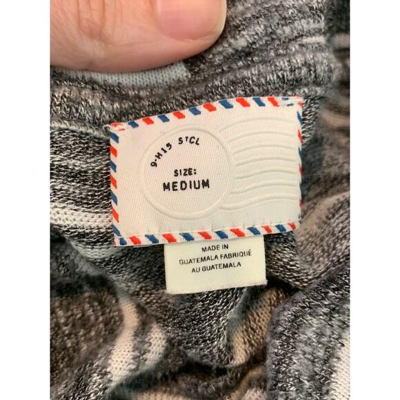 Anthropologie Postmark stripes turtle neck long sleeves Tunic size Medium - Picture 3 of 8
